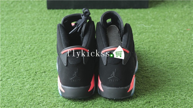 Authentic Air Jordan 6 Retro Black Infrared GS